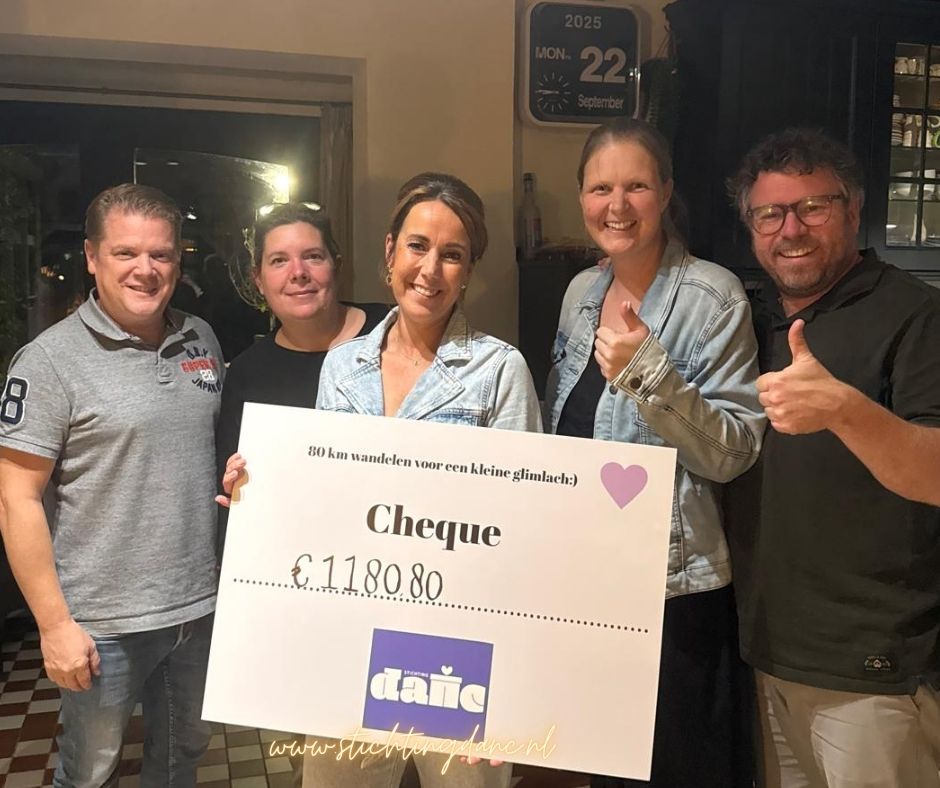 Brigitte loopt 80 km voor DANC